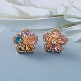 Temperament Earrings Flower Earrings