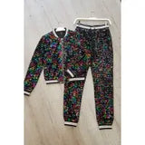 Multi colored sequin jogger set- MUST HAVE!