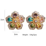 Temperament Earrings Flower Earrings