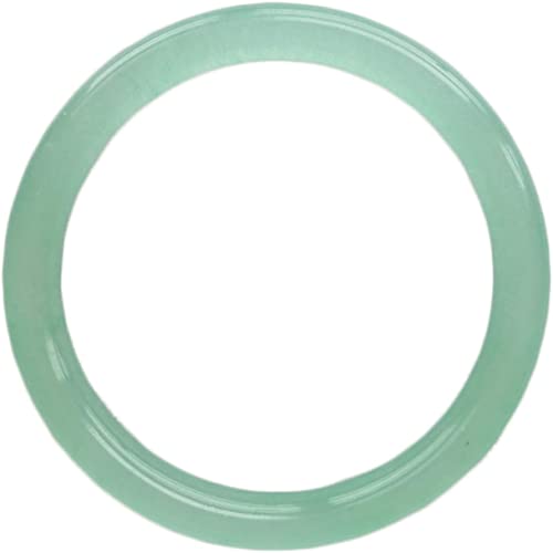 Natural Round Jade Bangle Bracelet